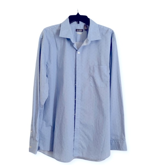 Van Heusen Other - Van Heusen Blue Classic Fit Button Up Size XL 17-17.5